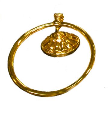 Кольцо для полотенец All.pe Margherita ORBI MG015 (золото-белый) 101972 фото