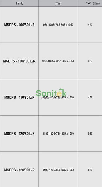 Душова кабіна Ravak Matrix MSDPS-100x80 R (0WPA4U00Z1) сатиновий профіль/скло Transparent (права) 152025 фото