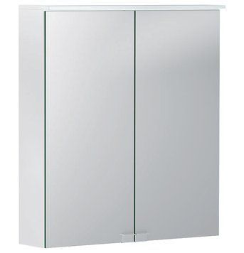 Зеркало для ванной комнаты Geberit Option Basic 60 см 500.273.00.1 белый матовый с подсветкой 278366 фото