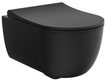 Унитаз подвесной Devit Art 2.0 3020140B Clean Pro с сиденьем soft close (чёрный матовый) 414532 фото