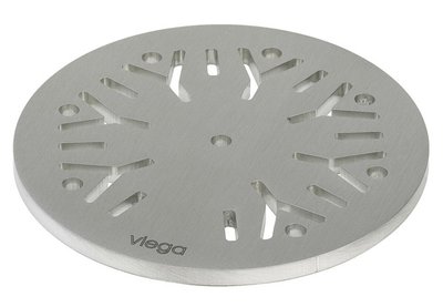 Решётка для трапа Viega Advantix Visign RS14 586652 Ø110 мм (нержавейка) 125788 фото