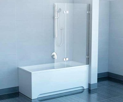 Шторка для ванны Ravak Brilliant BVS2-100 R (7UPA0A00Z1) хромированный профиль/стекло Transparent (правая) 117401 фото