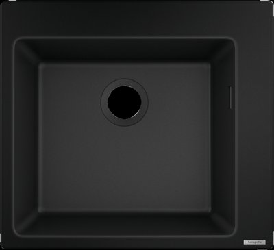 Гранитная мойка Hansgrohe S510-F450 GS 43312170 (чёрный графит) 305099 фото
