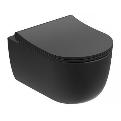Унітаз підвісний Devit Art 2.0 3020139 Clean Pro з сидінням soft close (чорний матовий) 826110 фото