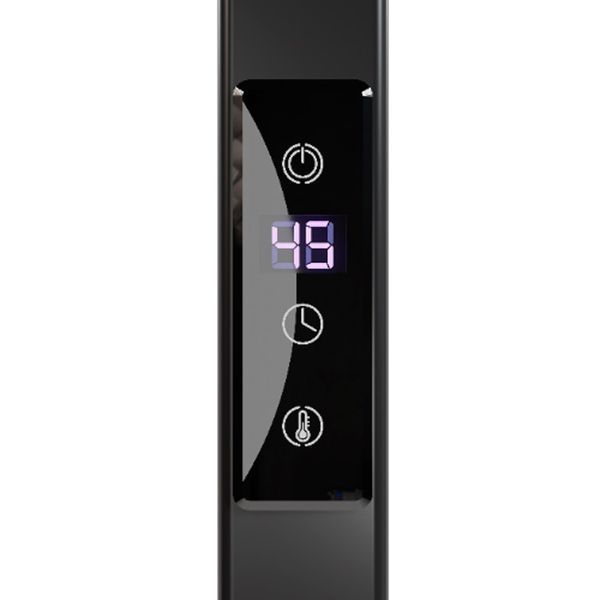 Рушникосушарка електрична Devit Linea П8 800x500 (LI500800EBS) правий чорний матовий 933024 фото