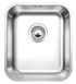 Кухонна мийка Fabiano Sola 44x38 S/Steel (8214.401.0041) полірована матова 262320 фото 1
