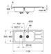 Кухонная мойка Grohe K400 116x50 (31587SD0) 240522 фото 2