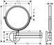 Косметичне дзеркало Axor Universal Circular 42849700 (білий матовий) 694989 фото 2