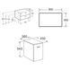 Тумба під умивальник Roca Victoria Basic Modular 59см A85657580D + шафка 30см + стільниця 90см (білий/дуб) 935831 фото 2