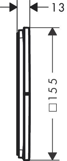 Переключающий вентиль Hansgrohe ShowerSelect Comfort E 15573700 на 3 потребителя (белый матовый) 694214 фото
