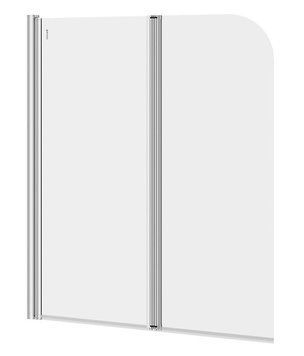 Шторка для ванны Cersanit Easy New 140 Х115 (S301-290) хромированный профиль/стекло прозрачное 493730 фото