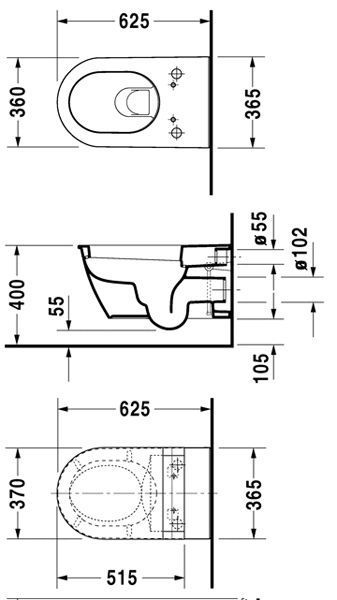 Унітаз підвісний Duravit Darling New 2544590000 120423 фото