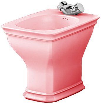 Биде напольное ArtCeram Civitas CIB002 33;00 Rosa acquerello 221875 фото