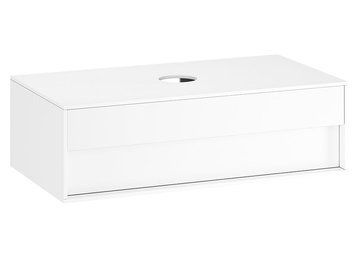 Тумба под умывальник Ravak Step SD 1000 (X000001429) со столешницей білий/білий 435715 фото