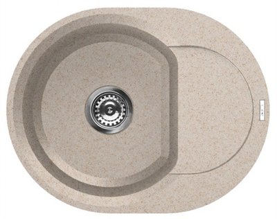 Гранітна мийка Elleci Easy Round Granitek (avena 51) 149010 фото