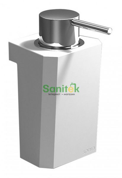 Дозатор для жидкого мыла Sonia S4 156283 (белый/хром) 301838 фото