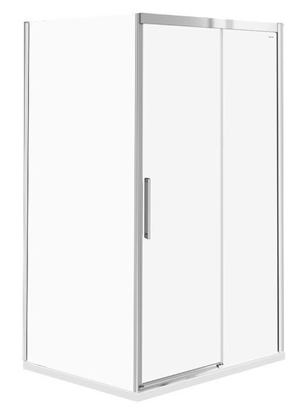Душова кабіна Cersanit Crea 120x80 (S159-007+S900-2613) хромований профіль/скло прозоре (ліва) 546505 фото