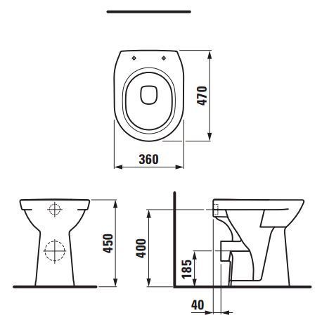 Унітаз підлоговий Laufen Pro H8259550000001 161356 фото