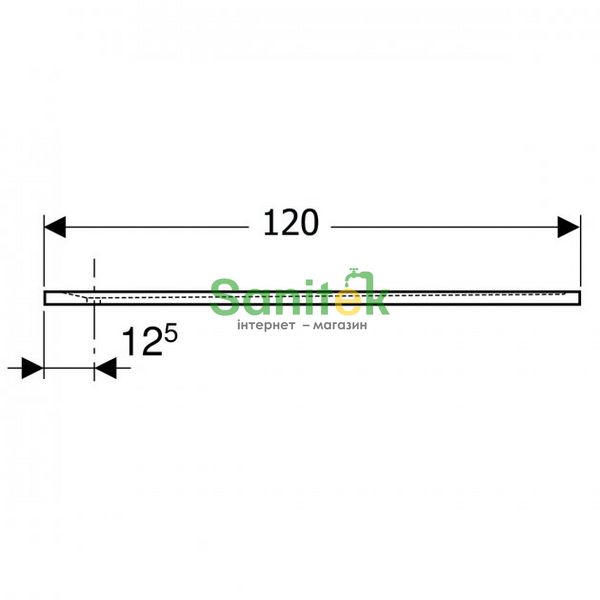 Душевой поддон Geberit Sestra 120x70 (550.224.00.1) графит 386144 фото