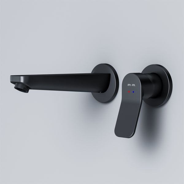 Смеситель для умывальника AM.PM X-Joy F85A72622 скрытого монтажа (черный) 694047 фото