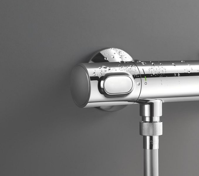 Душова система Grohe Precision Flow UA202908TR з темостатом (хром) 971022 фото