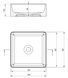 Умивальник Deante Jasmin 34,5x34,5 см CDJ 6U3S 694061 фото 4