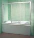Шторка для ванны Ravak AVDP3-160 (40VS0U02Z1) сатиновый профиль/стекло Transparent 151439 фото 1