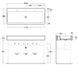 Умывальник Simas Frozen 121x50 см U120 129933 фото 3