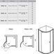 Душевая кабина Ravak Pivot PSKK3-80x80 (37644100Z1) белый профиль/хром/стекло Transparent 151959 фото 2