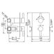 Змішувач для ванни та душу Jaquar Florentine FLR-CHR-5671 прихованого монтажу з термостатом (хром) 273497 фото 2