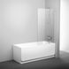 Шторка для ванны Ravak Pivot PVS1-80 (79840100Z1) белый профиль/стекло Transparent 151464 фото 1