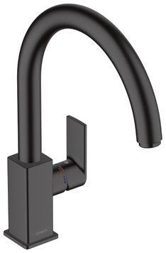 Змішувач для кухні Hansgrohe Vernis Shape M35 210 71871670 (чорний матовий) 491550 фото