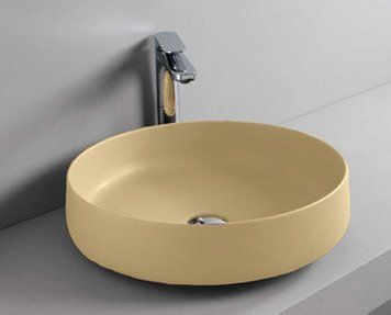 Умивальник ArtCeram Cognac &Oslash; 48 см COL002 12;00 (жовтий цинк) 156192 фото