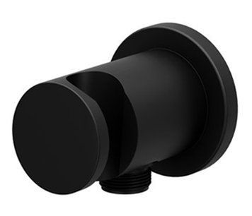 Подключение для душевого шланга Ravak 706.21BLM X07P672 с держателем (черный матовый) 710696 фото