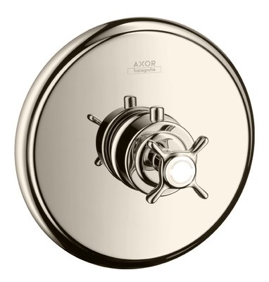 Центральный термостат для душа Axor Montreux 16810820 скрытого монтажа (шлифованный никель) 139463 фото
