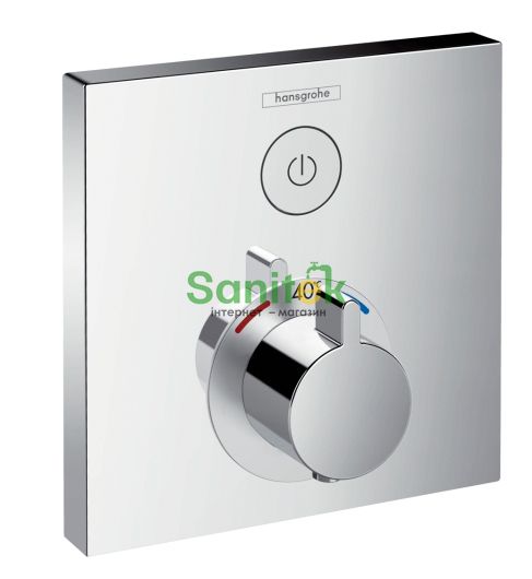Змішувач для душу Hansgrohe Shower Select 15762000 прихованого монтажу з термостатом (хром) 119875 фото