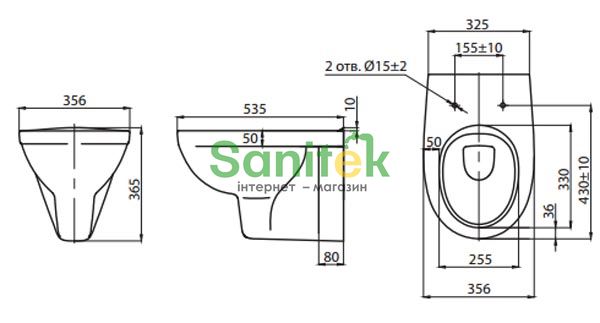 Унитаз подвесной Kolo Primo K83100001 с сиденьем Duroplast Soft Close 139058 фото