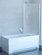 Шторка для ванни Ravak CVS1-80 R (7QR40U00Z1) сатиновий профіль/скло Transparent (права) 151463 фото 1