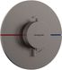 Центральный термостат для душа Hansgrohe ShowerSelect Comfort S 15559340 скрытого монтажа (чёрный матовый хром) 694192 фото 1