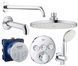 Душевая система Grohe SmartControl Tempesta Cosmopolitan UA3461402L (35600000+29121000+27541001+28576000+26406001+13258000) с термостатом 324858 фото 1