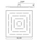 Верхний душ Jaquar Maze OHS-CHR-1639 (300x300мм) хром 239932 фото 2
