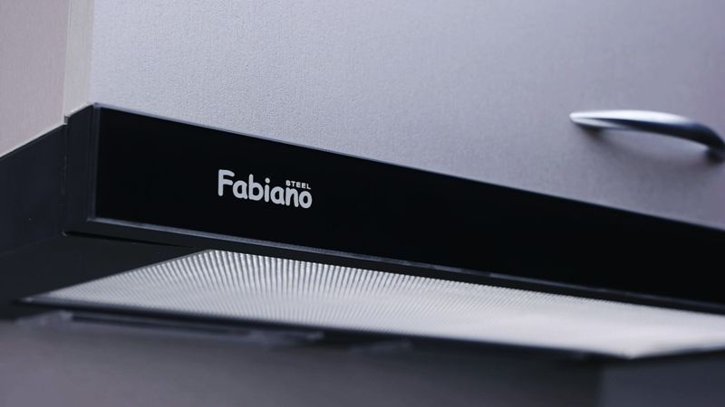 Вытяжка кухонная Fabiano Slim 60 Lux Black Glass (8107.504.0428) чёрное стекло 146577 фото