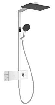 Душевая система Hansgrohe Raindance Alive Q 340/210 2jet EcoSmart ShowerSelect Comfort 24591000 с термостатом (хром) 987075 фото