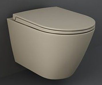 Унітаз підвісний RAK Ceramics Feeling Rimless RST23514A (Matt Cappuccino) 326786 фото
