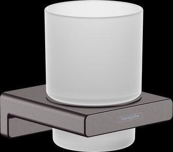 Стакан для ванной Hansgrohe AddStoris 41749340 (чёрный матовый хром) 428245 фото