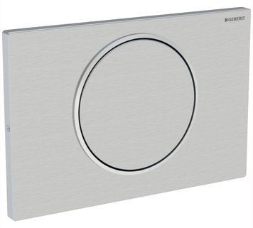 Змивна клавіша Geberit Sigma 10 (115.787.SN.5) нержавіюча сталь/хром/нержавіюча сталь 140644 фото