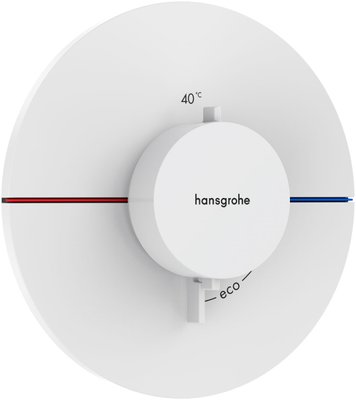 Центральный термостат для душа Hansgrohe ShowerSelect Comfort S 15559700 скрытого монтажа (белый матовый) 694194 фото