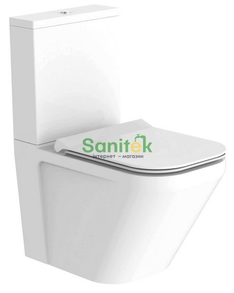 Унитаз-компакт Devit Up 3010120 Clean Pro с сиденьем Slim soft-close quick-fix 324635 фото