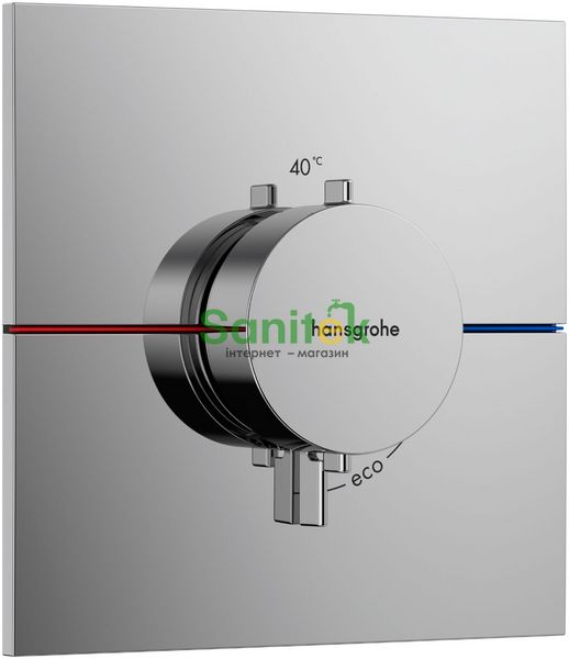 Центральный термостат для душа Hansgrohe ShowerSelect Comfort E 15574000 скрытого монтажа (хром) 694215 фото