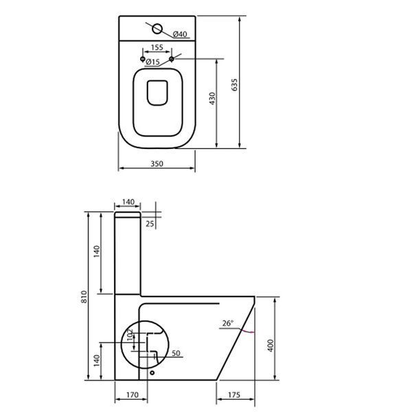 Унітаз-компакт Devit Up 3010120 Clean Pro з сидінням Slim soft-close quick-fix 324635 фото